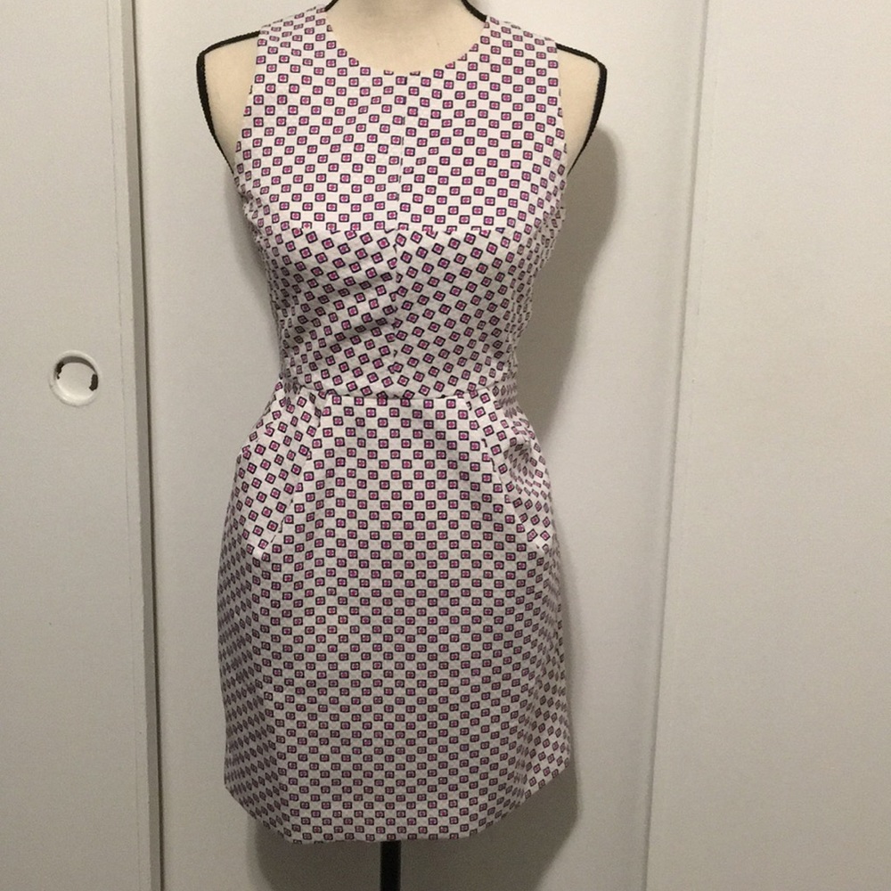 Club Monaco midi open back dress